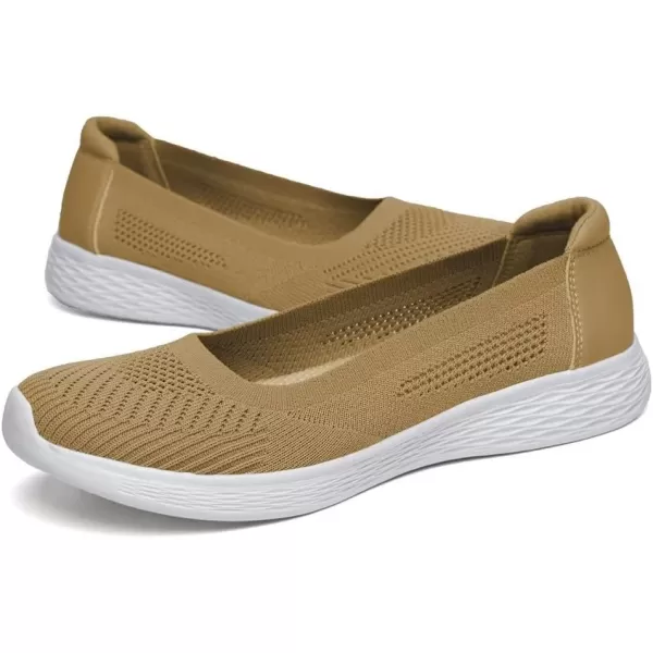 TIOSEBON Women's Loafer Flat Ultra Memory Foam Mesh Slip-On Comfortable Walking Shoes