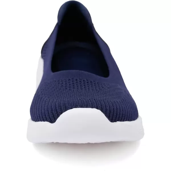 TIOSEBON Women's Loafer Flat Ultra Memory Foam Mesh Slip-On Comfortable Walking Shoes
