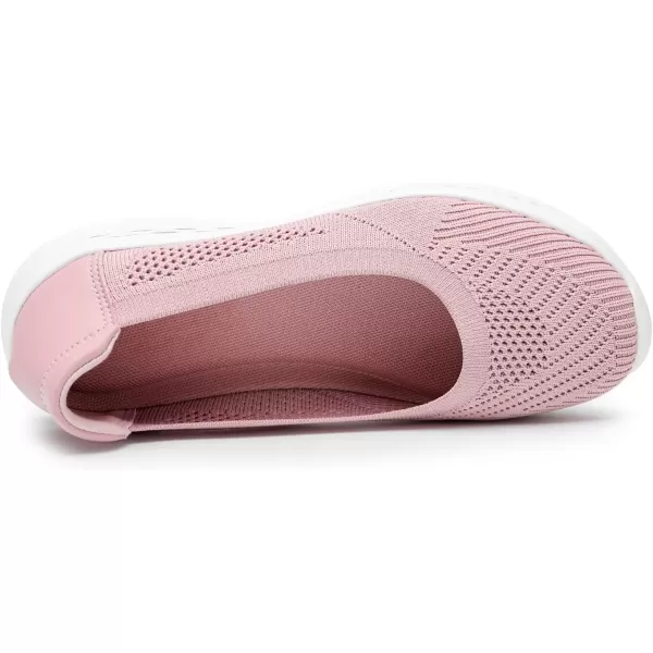 TIOSEBON Women's Loafer Flat Ultra Memory Foam Mesh Slip-On Comfortable Walking Shoes