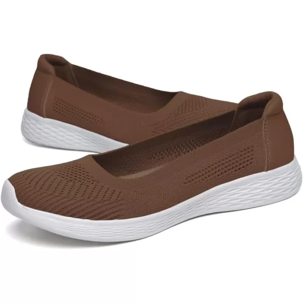 TIOSEBON Women's Loafer Flat Ultra Memory Foam Mesh Slip-On Comfortable Walking Shoes