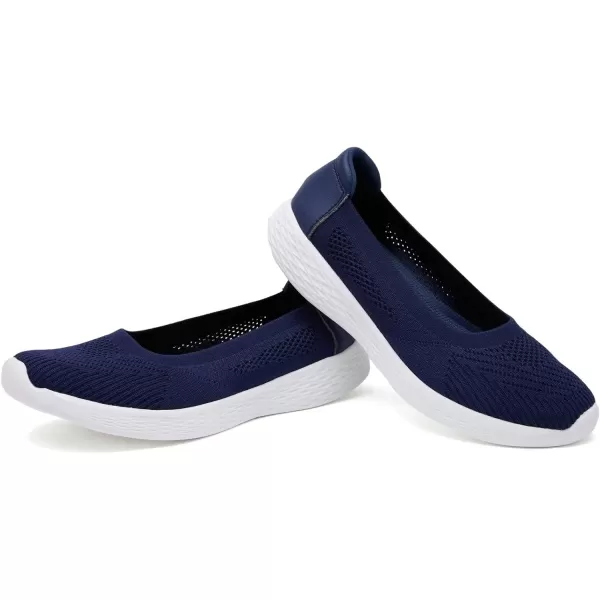 TIOSEBON Women's Loafer Flat Ultra Memory Foam Mesh Slip-On Comfortable Walking Shoes