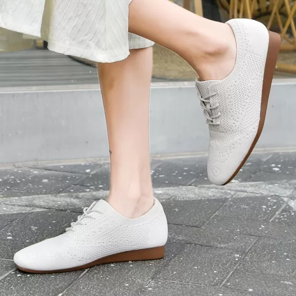 TIOSEBON Women's Oxford Flats Vintage Brogue Loafer Classic Dress Shoes