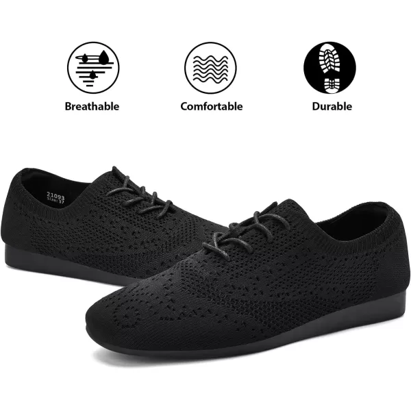 TIOSEBON Women's Oxford Flats Vintage Brogue Loafer Classic Dress Shoes
