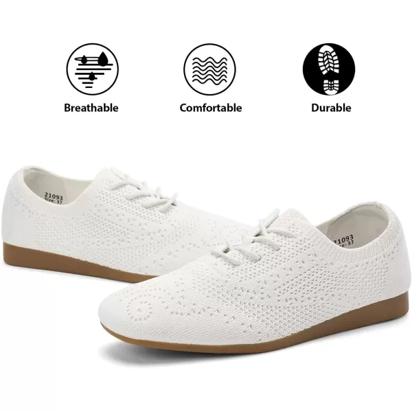 TIOSEBON Women's Oxford Flats Vintage Brogue Loafer Classic Dress Shoes