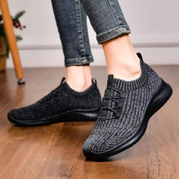 TIOSEBON Women's Slip On Walking Shoes Lightweight Casual Running Sneakers