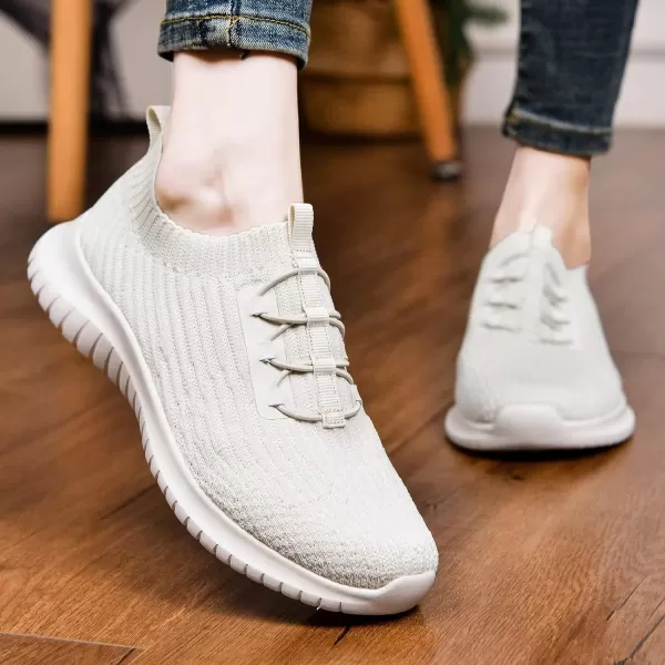 TIOSEBON Women's Slip On Walking Shoes Lightweight Casual Running Sneakers