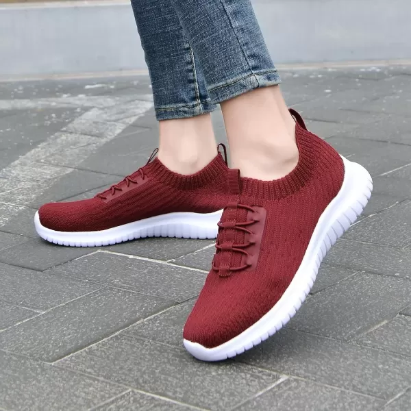 TIOSEBON Women's Slip On Walking Shoes Lightweight Casual Running Sneakers