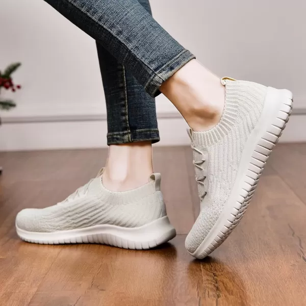 TIOSEBON Women's Slip On Walking Shoes Lightweight Casual Running Sneakers