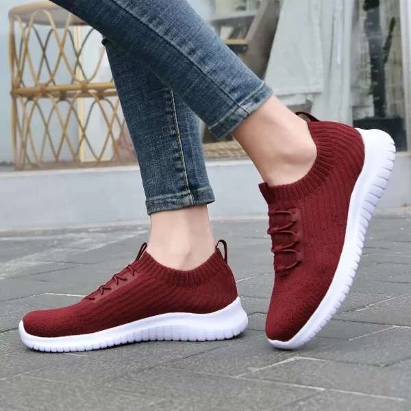 TIOSEBON Women's Slip On Walking Shoes Lightweight Casual Running Sneakers