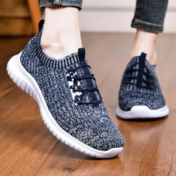 TIOSEBON Women's Slip On Walking Shoes Lightweight Casual Running Sneakers