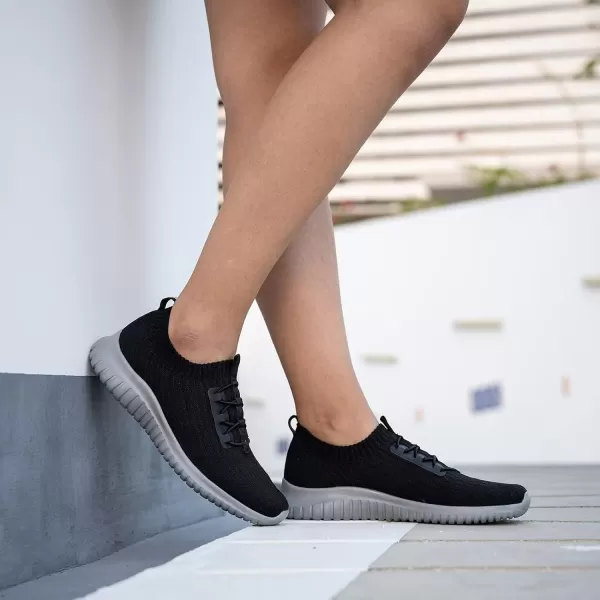 TIOSEBON Women's Slip On Walking Shoes Lightweight Casual Running Sneakers