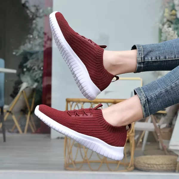 TIOSEBON Women's Slip On Walking Shoes Lightweight Casual Running Sneakers