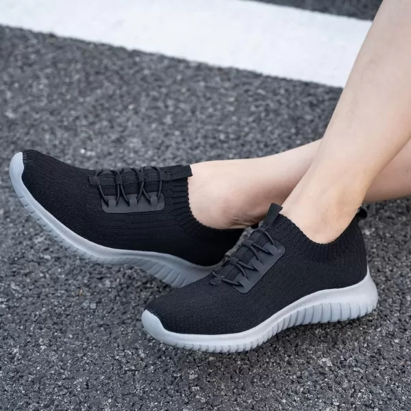 TIOSEBON Women's Slip On Walking Shoes Lightweight Casual Running Sneakers