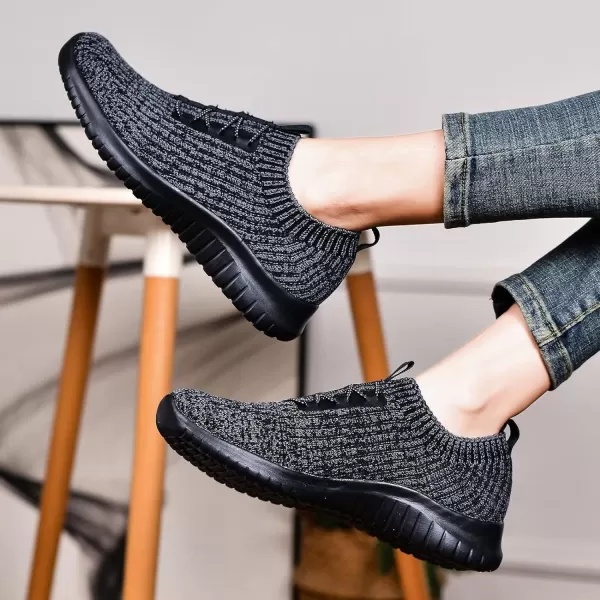 TIOSEBON Women's Slip On Walking Shoes Lightweight Casual Running Sneakers