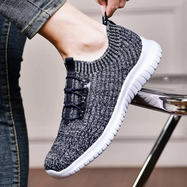 TIOSEBON Women's Slip On Walking Shoes Lightweight Casual Running Sneakers
