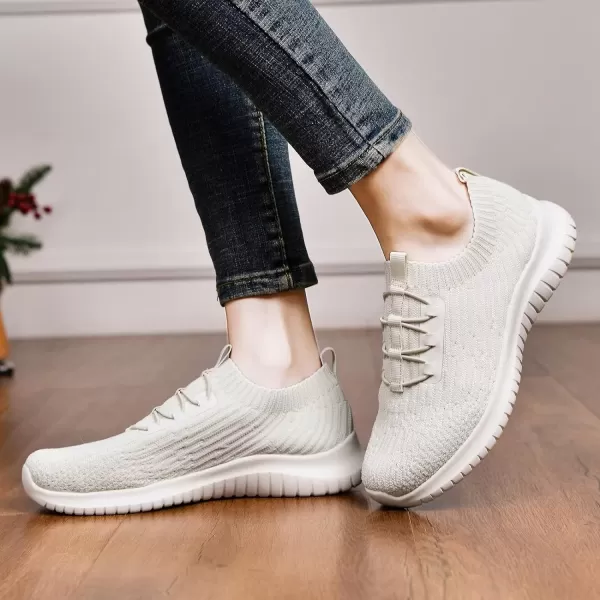 TIOSEBON Women's Slip On Walking Shoes Lightweight Casual Running Sneakers