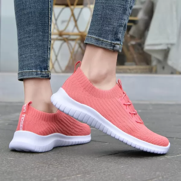 TIOSEBON Women's Slip On Walking Shoes Lightweight Casual Running Sneakers