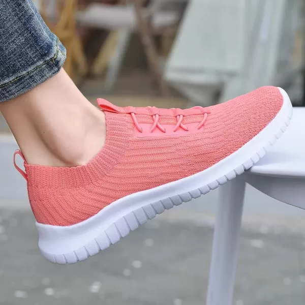 TIOSEBON Women's Slip On Walking Shoes Lightweight Casual Running Sneakers