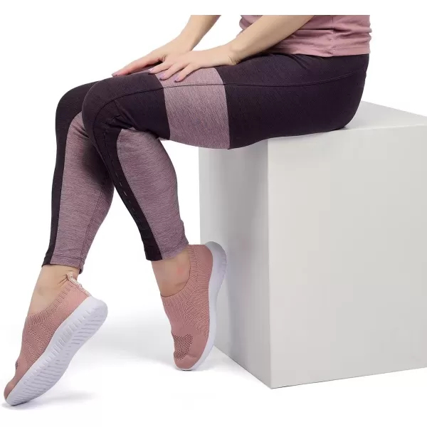 TIOSEBON Women's Walking Sock Shoes Elastic Knit Lightweight Slip on Breathable Yoga Sneakers