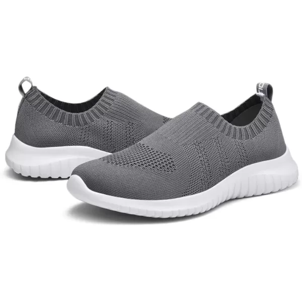 TIOSEBON Women's Walking Sock Shoes Elastic Knit Lightweight Slip on Breathable Yoga Sneakers