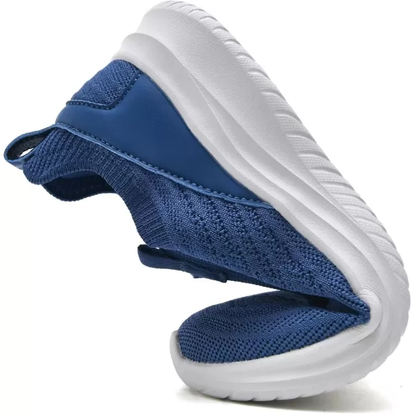 TIOSEBON Women's Walking Tennis Shoes Knit Slip on Mesh Comfortable Sneaker