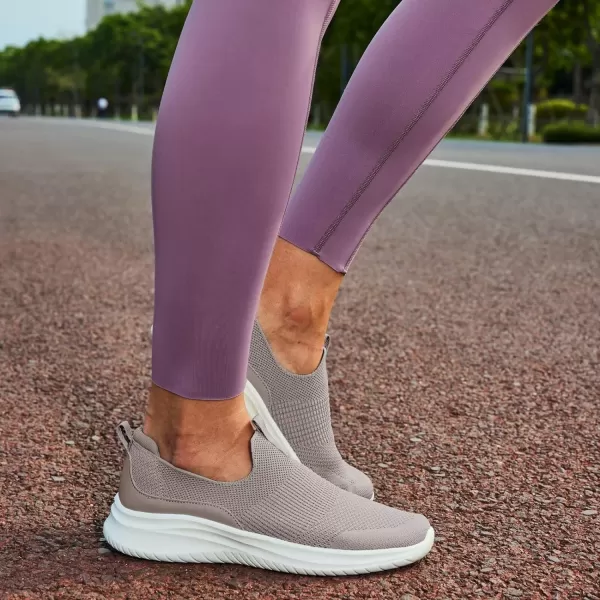 TIOSEBON Women's Walking Tennis Shoes Knit Slip on Mesh Comfortable Sneaker