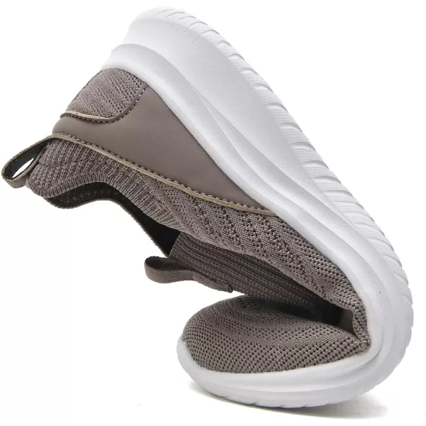 TIOSEBON Women's Walking Tennis Shoes Knit Slip on Mesh Comfortable Sneaker