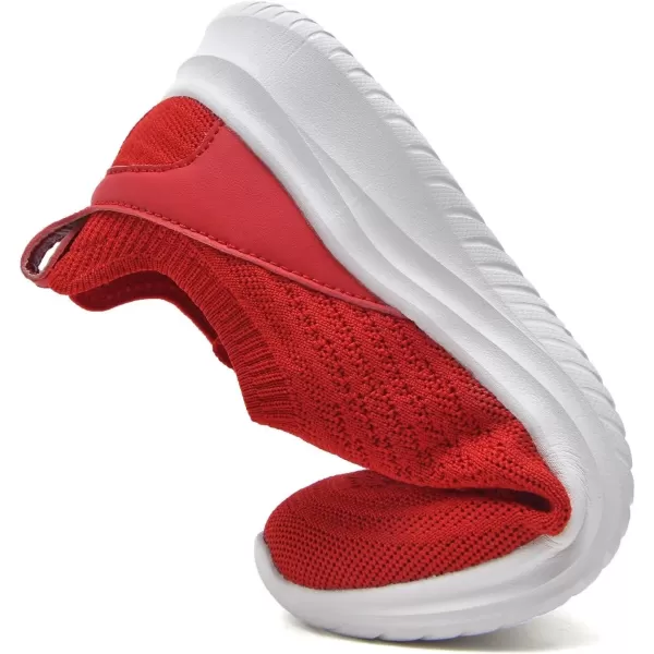 TIOSEBON Women's Walking Tennis Shoes Knit Slip on Mesh Comfortable Sneaker