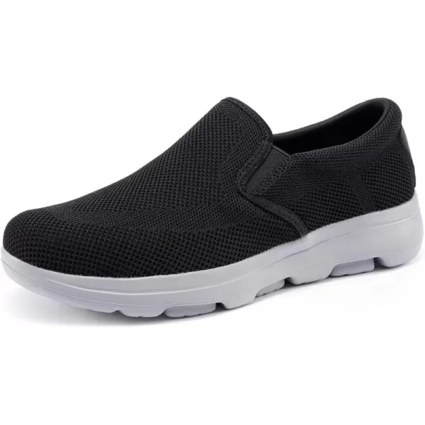 TIOSEBON Men's Mesh Slip On Walking Shoes Loafers-Comfortable Lightweight Work Drving Tennis Shoes