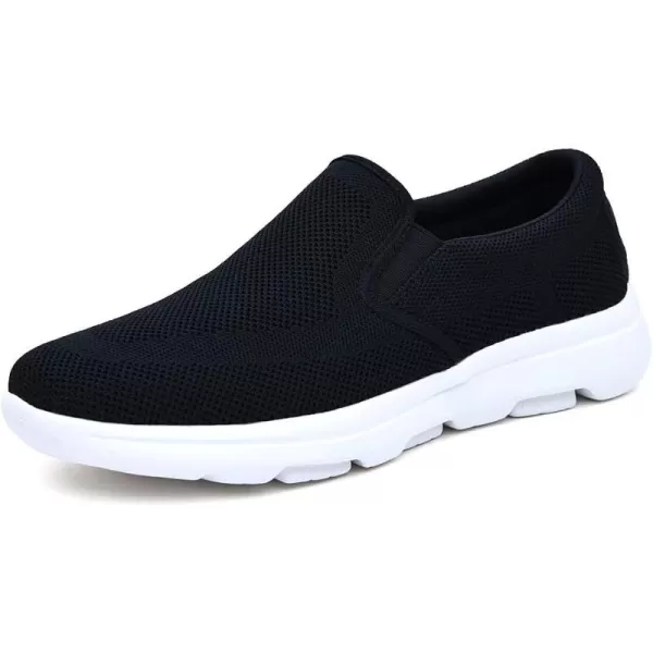 TIOSEBON Men's Mesh Slip On Walking Shoes Loafers-Comfortable Lightweight Work Drving Tennis Shoes