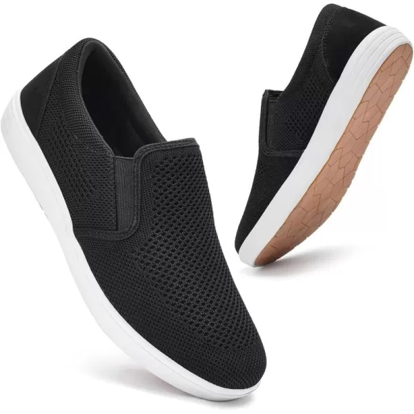 TIOSEBON Men's Mesh Slip on Walking Shoes-Comfortable Work Drving Tennis Loafer Sneaker
