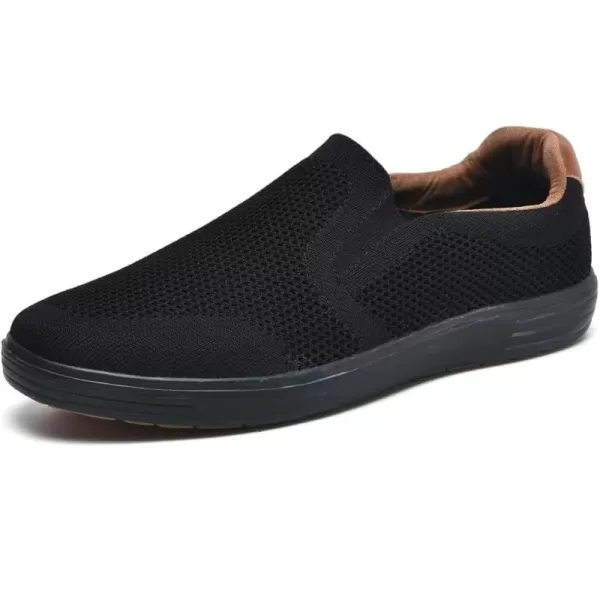 TIOSEBON Men's Mesh Slip on Walking Shoes-Comfortable Work Drving Tennis Loafer Sneaker