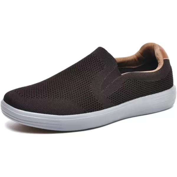 TIOSEBON Men's Mesh Slip on Walking Shoes-Comfortable Work Drving Tennis Loafer Sneaker
