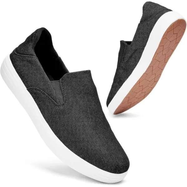 TIOSEBON Men's Mesh Slip on Walking Shoes-Comfortable Work Drving Tennis Loafer Sneaker
