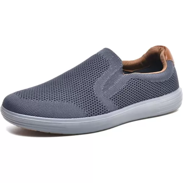 TIOSEBON Men's Mesh Slip on Walking Shoes-Comfortable Work Drving Tennis Loafer Sneaker