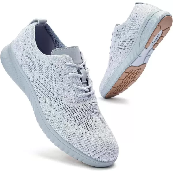TIOSEBON Men's Walking Oxoford Tennis Shoes Sneakers Work Mesh Casual Shoes
