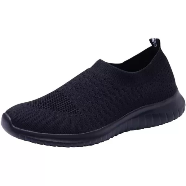 TIOSEBON Women's Athletic Walking Shoes Slip On Casual Mesh-Comfortable Tennis Workout Sneakers