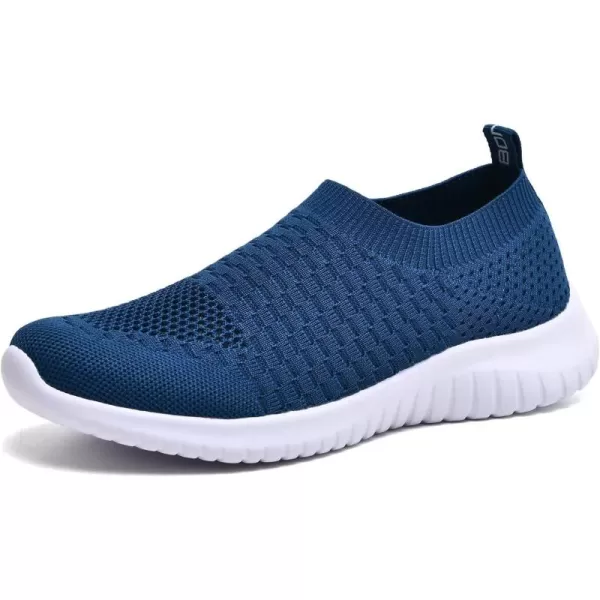 TIOSEBON Women's Athletic Walking Shoes Slip On Casual Mesh-Comfortable Tennis Workout Sneakers