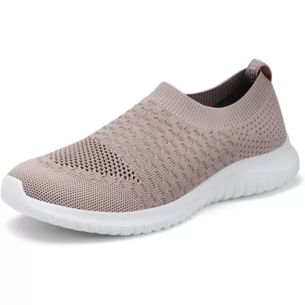 TIOSEBON Women's Athletic Walking Shoes Slip On Casual Mesh-Comfortable Tennis Workout Sneakers
