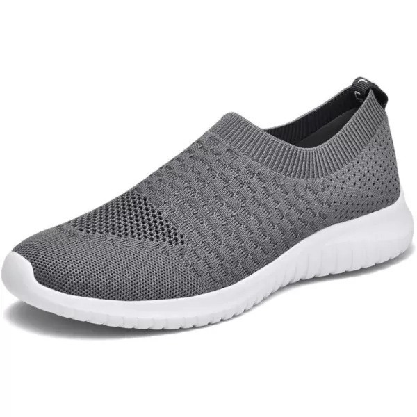 TIOSEBON Women's Athletic Walking Shoes Slip On Casual Mesh-Comfortable Tennis Workout Sneakers