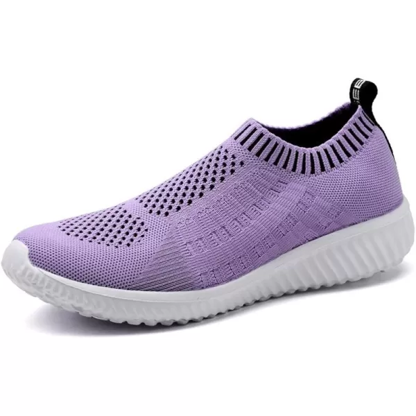 TIOSEBON Women's Athletic Walking Shoes Slip On Casual Mesh-Comfortable Tennis Workout Sneakers