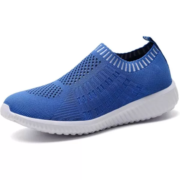 TIOSEBON Women's Athletic Walking Shoes Slip On Casual Mesh-Comfortable Tennis Workout Sneakers