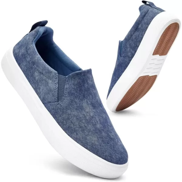 TIOSEBON Women's Casual Slip On Loafer-Comfortable Tennis Deck Boat Walking Shoes