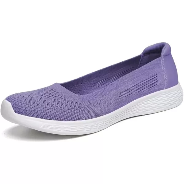 TIOSEBON Women's Loafer Flat Ultra Memory Foam Mesh Slip-On Comfortable Walking Shoes