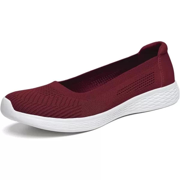 TIOSEBON Women's Loafer Flat Ultra Memory Foam Mesh Slip-On Comfortable Walking Shoes