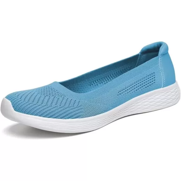 TIOSEBON Women's Loafer Flat Ultra Memory Foam Mesh Slip-On Comfortable Walking Shoes