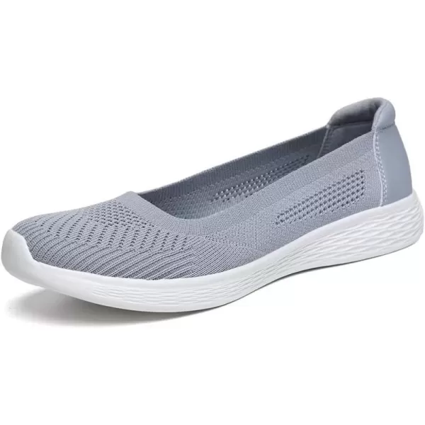 TIOSEBON Women's Loafer Flat Ultra Memory Foam Mesh Slip-On Comfortable Walking Shoes