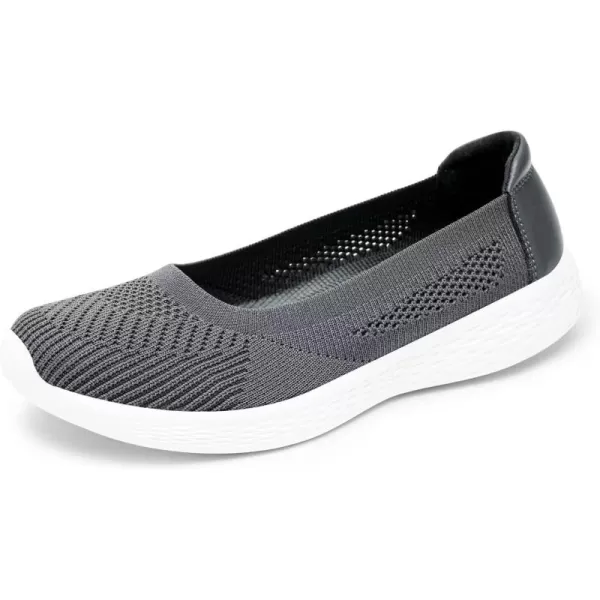TIOSEBON Women's Loafer Flat Ultra Memory Foam Mesh Slip-On Comfortable Walking Shoes