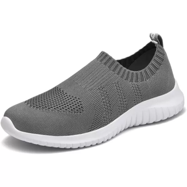 TIOSEBON Women's Walking Sock Shoes Elastic Knit Lightweight Slip on Breathable Yoga Sneakers
