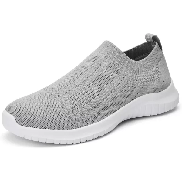 TIOSEBON Women's Walking Sock Shoes Elastic Knit Lightweight Slip on Breathable Yoga Sneakers